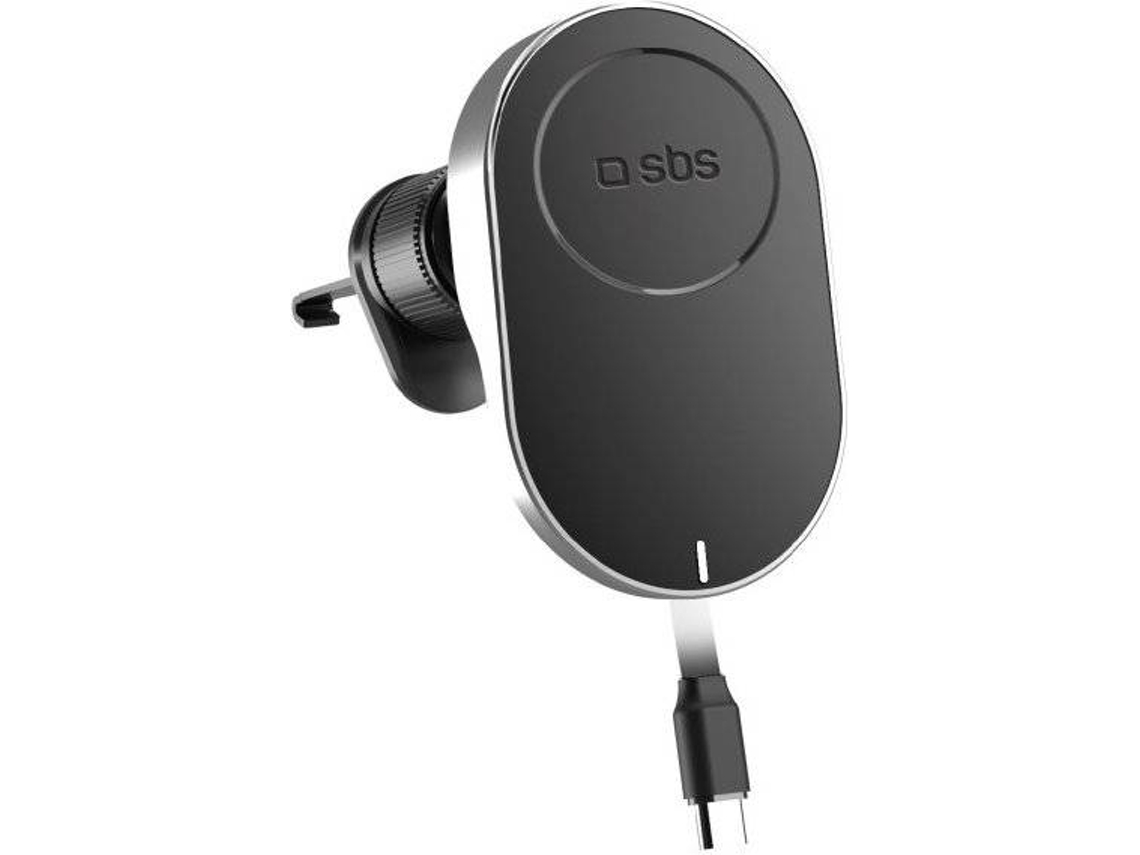 Suporte de Carregamento SBS Auto MagSafe 15W (Preto)
