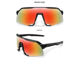 (estilo 2) Óculos De Ciclismo Unissex Com Proteção Uv400, Armação Grande E Lentes De Polímero.