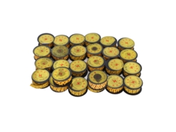 26 peças de tubo de cabo de marca EC com letras e números codificados em PVC, cabo de marca Az, 10m²