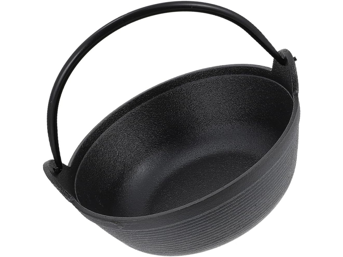 Panela de Ferro Fundido de Grande Capacidade com Design, para Sopas e Guisados, Tanto Quanto para Refeições em Grupo, CHABERLU