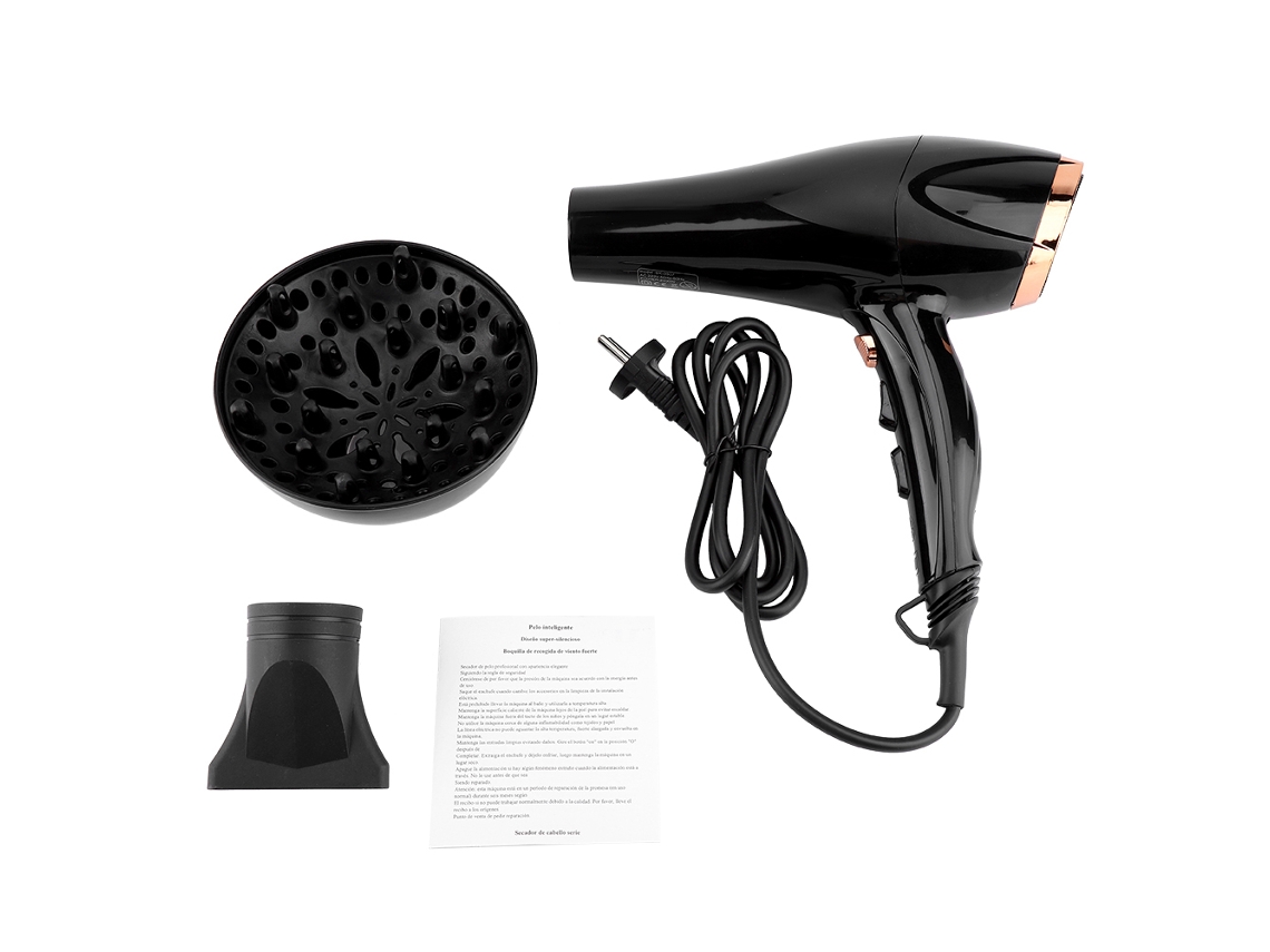 Laxiscreed Secador De Cabelo Com Funções De Frio E Quente, Íons Negativos, 220v Para Uso Doméstico