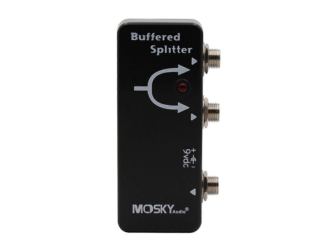 Buffer com uma Entrada e Duas Saídas, Divisor Multifuncional para Guitarra Elétrica e Baixo Elétrico AQUAFORGE