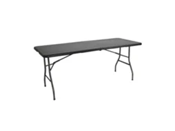 Mesa Dobrável Tenerife Castanha 180cm Retangular Portátil