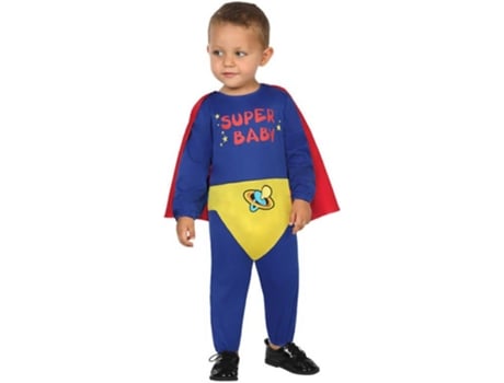 Fantasia para Bebés Super-herói (2 Pcs) - 6-12 Meses