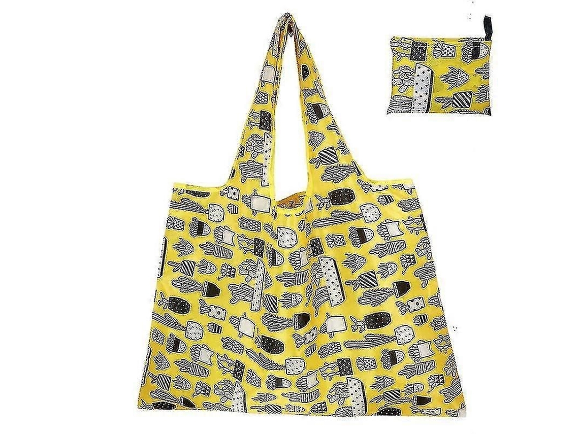 1 Unidade de Sacola de Compras Feminina Grande, Dobrável e Reutilizável, Ecológica, para Guardar e Transportar. GOKOCO