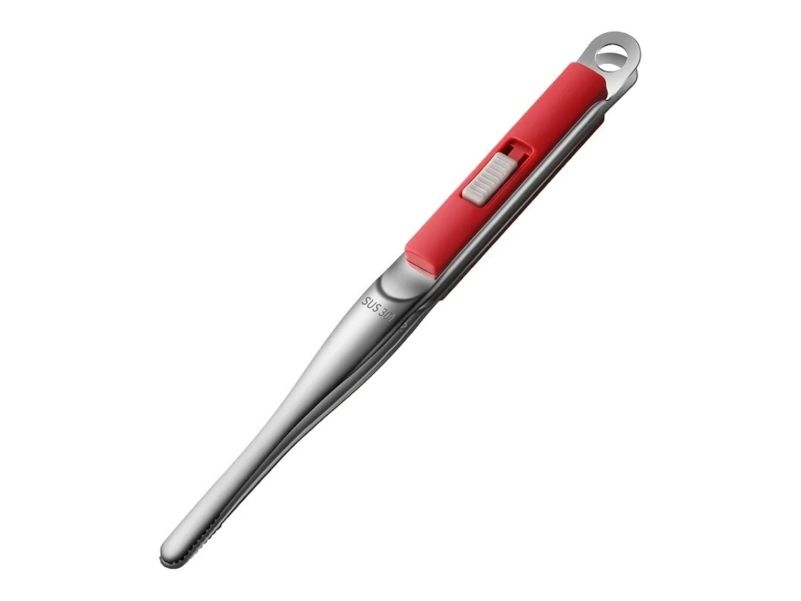 (vermelho) Prendedor De Bife Em Aço Inoxidável 304, Utensílio De Cozinha Para Uso Doméstico
