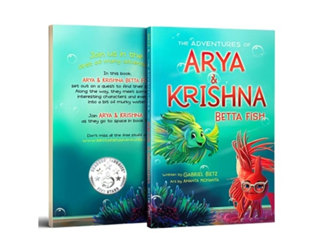 Livro The Adventures of Arya and Krishna Betta Fish de Gabriel Bietz (Inglês)
