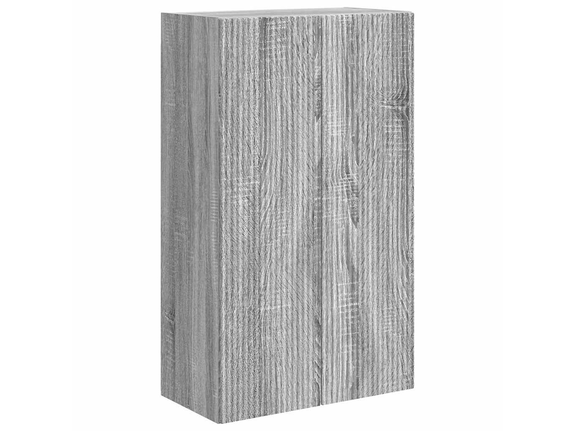 Armário de Tv de Parede Cinza Sonoma com 59,5x31x100 cm MAISON EXCLUSIVE