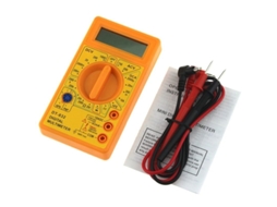 Lurelia Multímetro Digital, Dt830b, 200 V, 1000 V, 750 V, Anti-sobrecarga Para Tensão, Corrente E Resistência