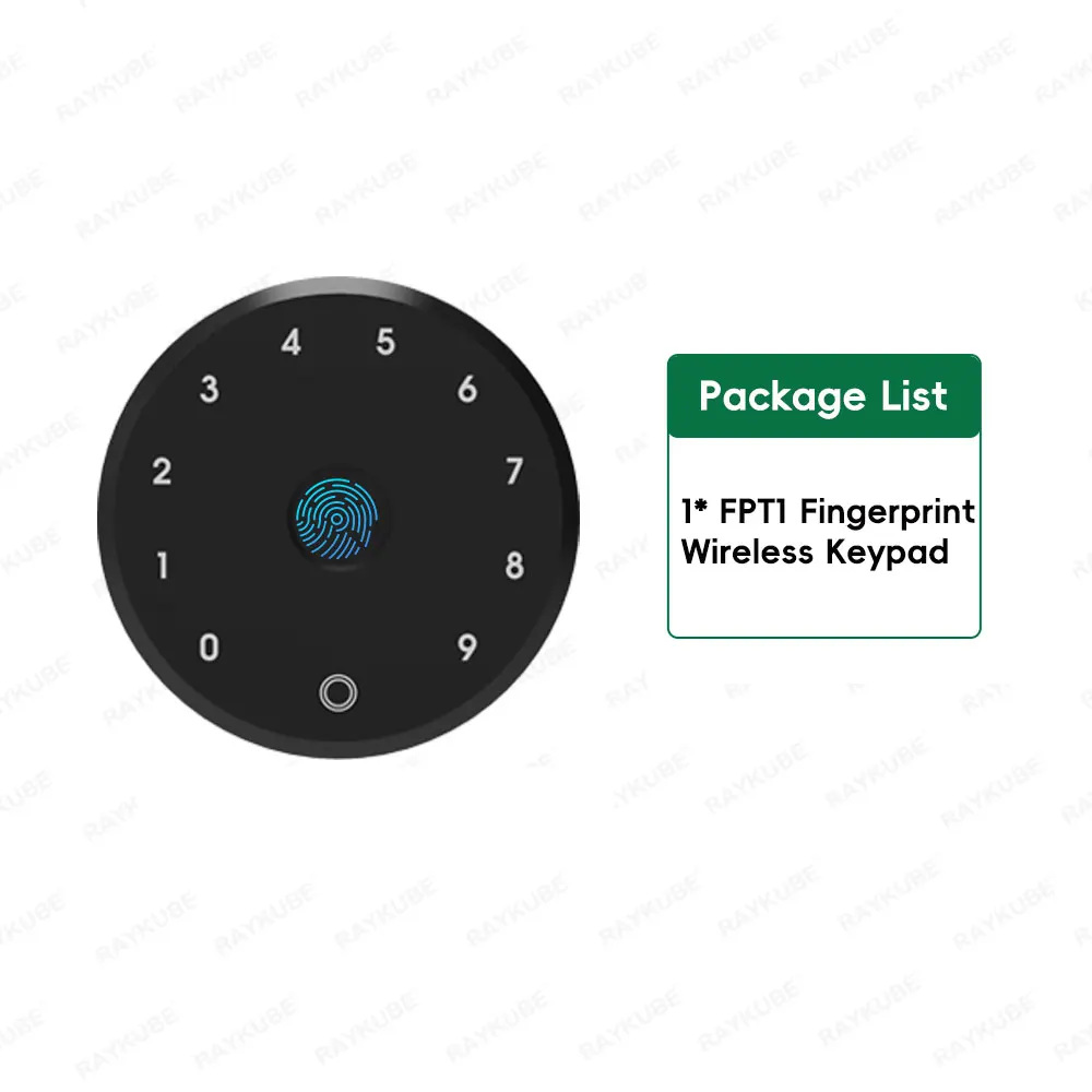 Kit De Fechadura Inteligente Tuya(teclado Biométrico), Compatível Com Alexa E Google Assistente.