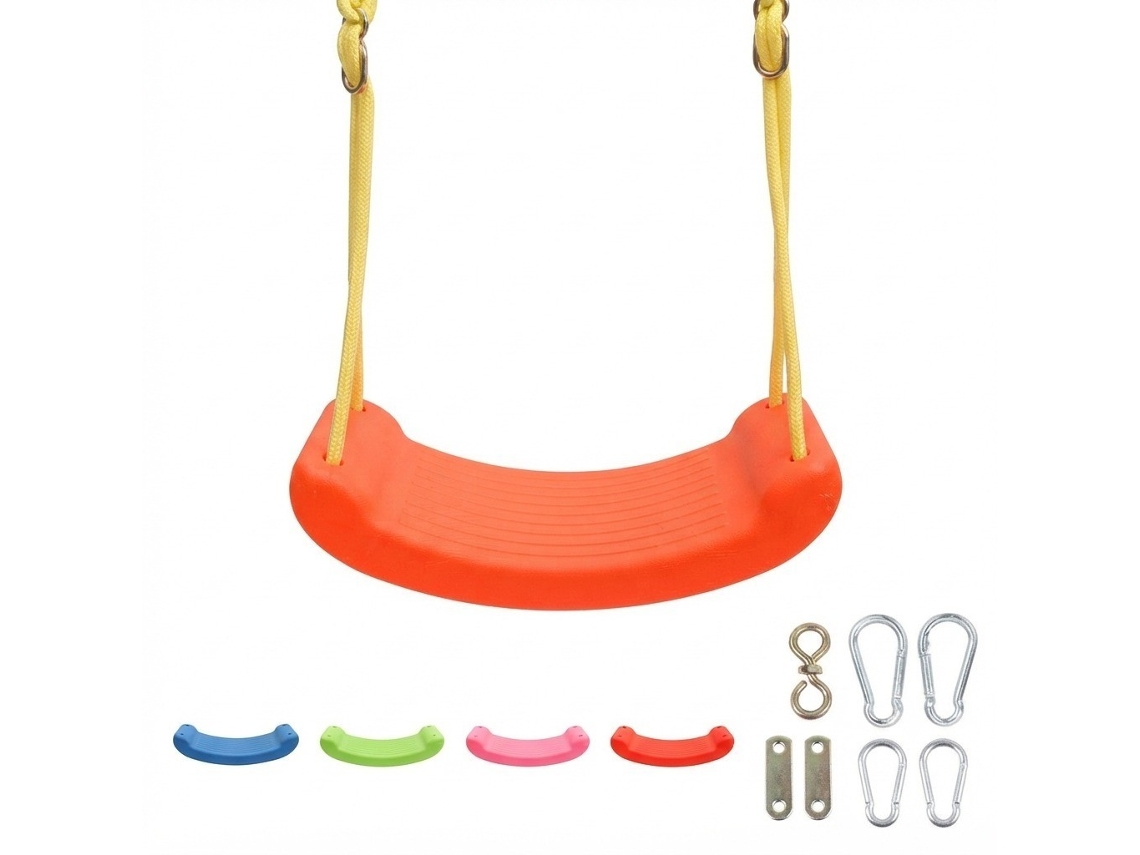 Baloiço Com Assento Curvo Em Hdpe (rosa)