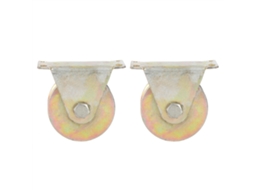 Laxiscreed Roldanas Para Porta De Correr 80mm De Aço, Pack Com 2 Unidades