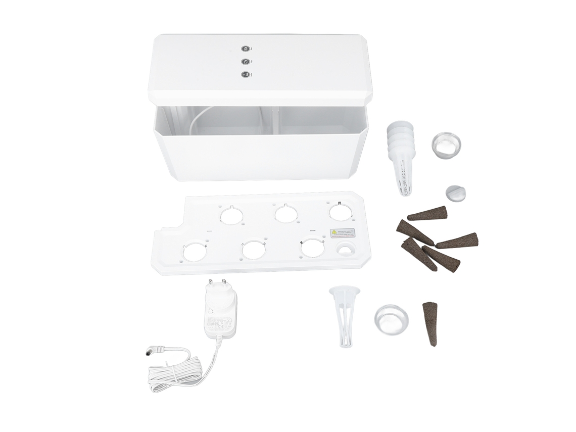 Sistema Hidropônico Inteligente com Luz Led para Ervas Indoor 100 240v Plug | S/MARCA