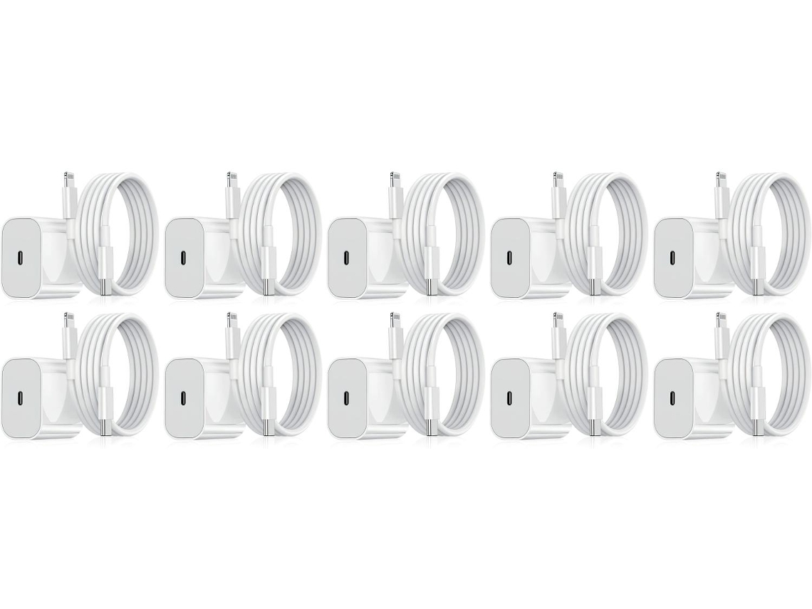 Carregador Para Iphone - Carregador Rápido - Adaptador + Cabo 20w Usb-c 75