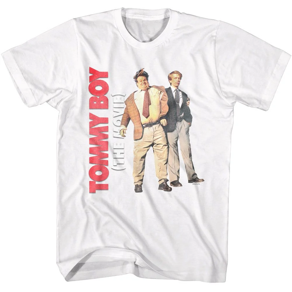 Rockinstone Tommy Boy And Rich And Logo White T-shirt Size:l