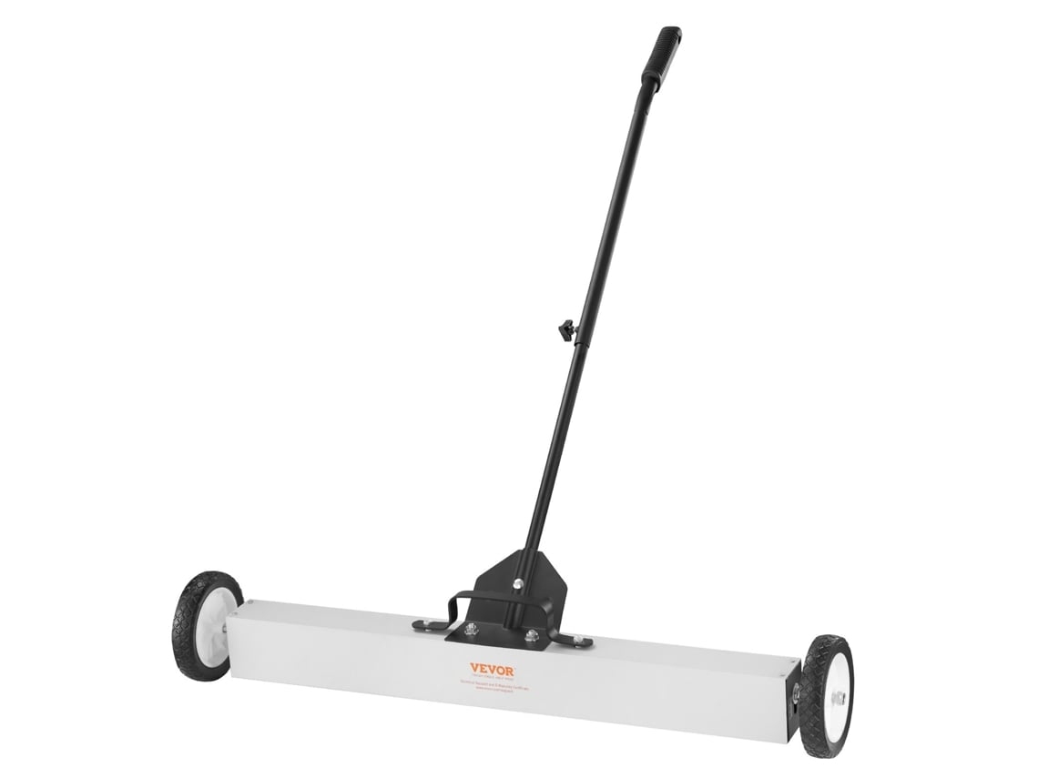 Varredora de Estrada Magnética Rolante de 55 Lb com Rodas Vassoura de Grama Grande Imã Push-Pull de 36 Polegadas VEVOR