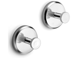 Ganchos com Ventosa para Chuveiro, Banheiro, Cozinha, Porta de Vidro e Espelho BRILVIBERA