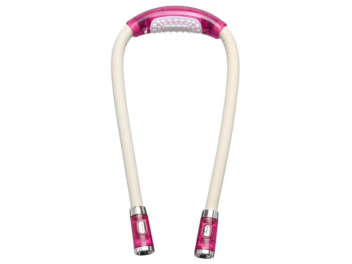 Luz De Leitura Led Rosa, Luz De Pescoço Mãos-livres, Pilhas Incluídas.