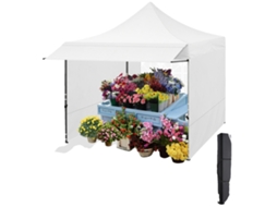 Tenda De Cobertura, Design Impermeável, Cobertura Espaçosa, Branco