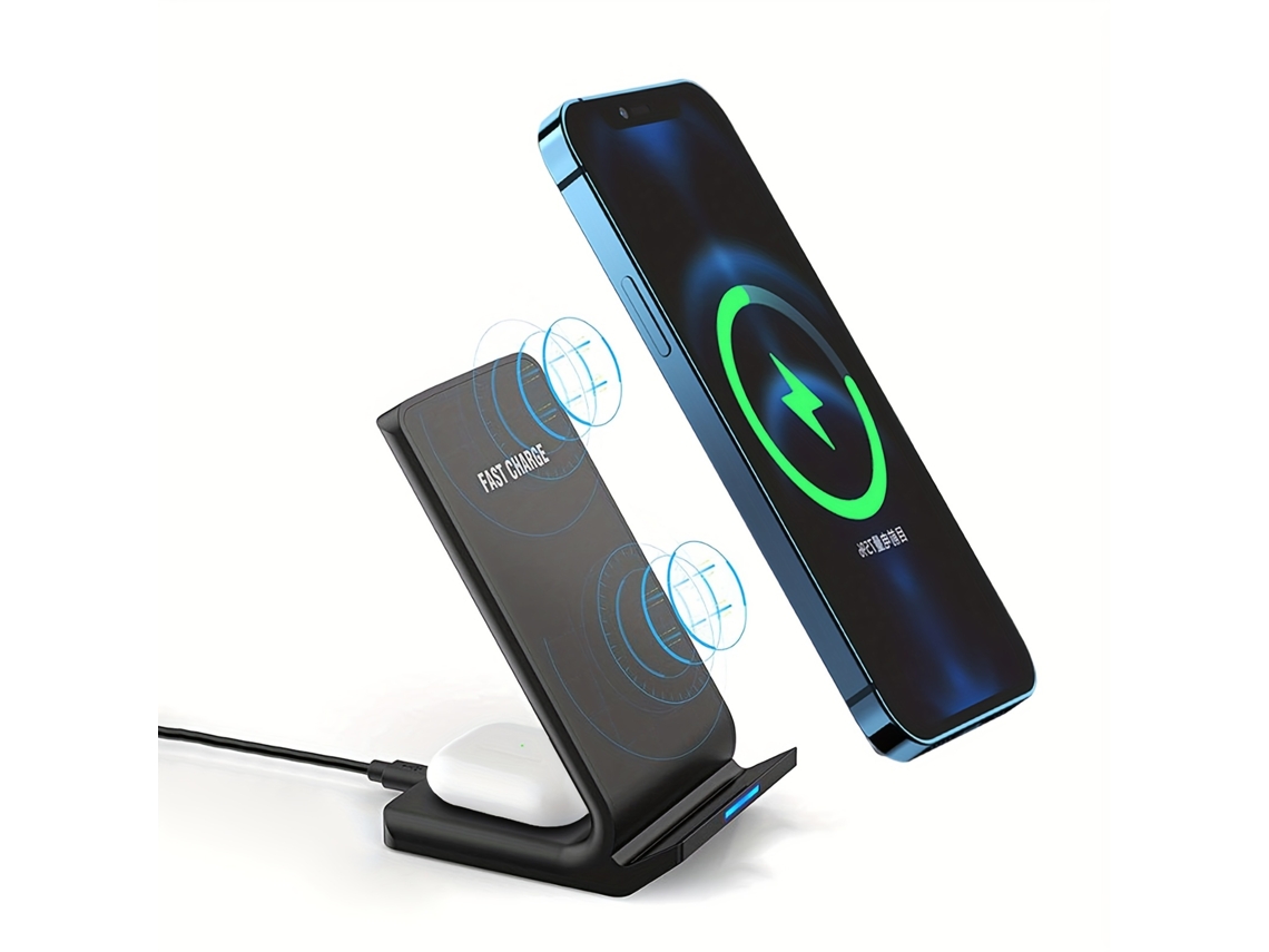 Carregador Sem Fio 2 em 1 compatível com iPhone STELASPLEN