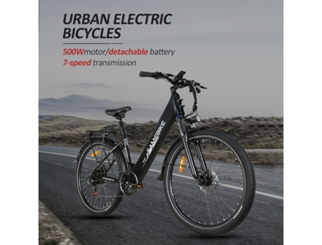Rs Ao1pro Ft Bicicleta Elétrica Urbana Samebike