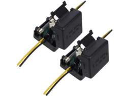 Fonte de alimentação anti-interferência com isolamento de ruído para áudio automotivo de 12V e 2 filtros.