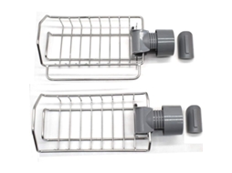 Portavasos De Esponja De Acero Inoxidable Desmontable 2 Piezas Para Fregadero Con Diseño Hueco Y Gancho Superior