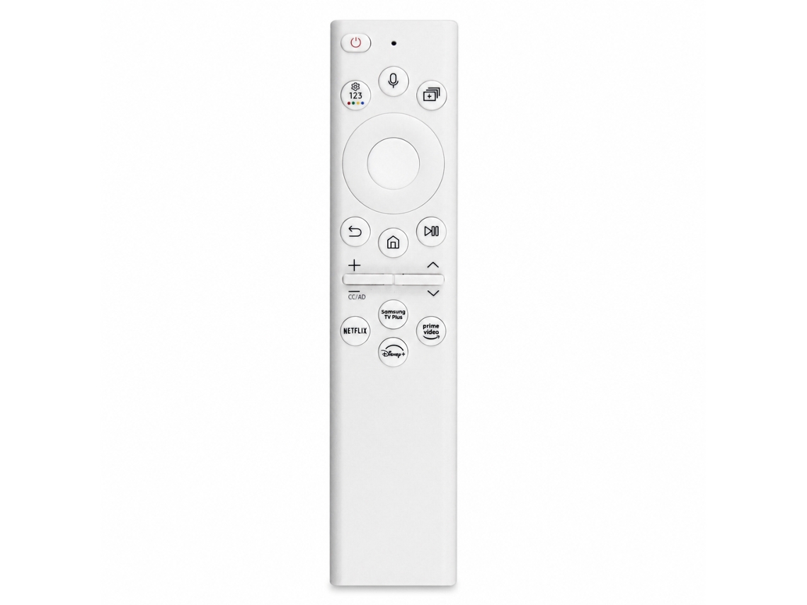 Comando À Distância Bluetooth Com Voz, Branco, A Pilhas, Compatível Com Tvs Samsung, Bn59-01385a