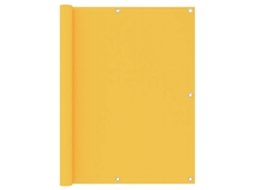 Vidaxl Tela De Varanda 120x600 Cm Tecido Oxford Amarelo