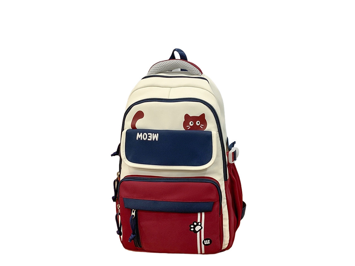 Laxiscreed Mochila Escolar Grande Para Estudantes Secundários Com Design Simples E Estilo Forest