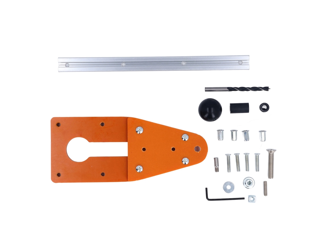 Kit De Guia De Ranurado E Fresado Para Router Com Placa Base De Equilíbrio E Placa De Fresado Circular De 260mm Para Madeira