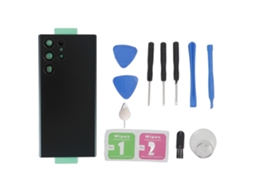 Aetheria tampa de Vidro Traseira para Samsung Galaxy S22 Ultra 5g S908u S908f Verdes com Ferramentas