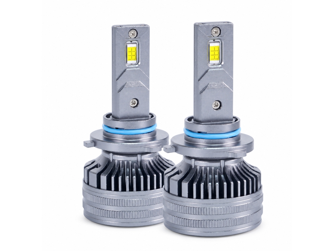 Lâmpada Led Para Farol Automóvel H3 R4, Luz Branca 130 W, Prateada, Redsea