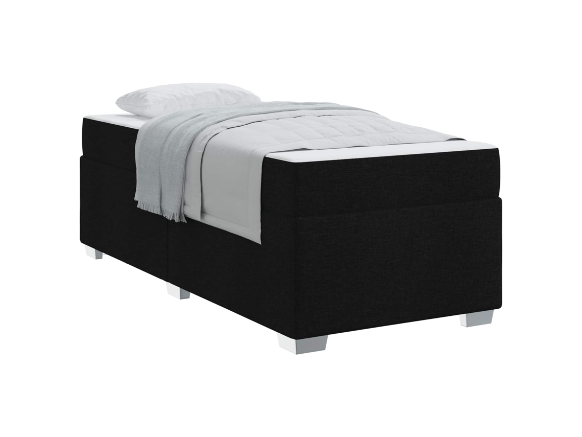 Estrutura de Cama com Colchão Preto Tecido MAISON EXCLUSIVE (80x200 cm)