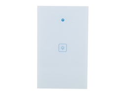 Interruptor De Parede Tátil Wi-fi Inteligente Laxiscreed Com Controle Remoto Multicanal Opcional