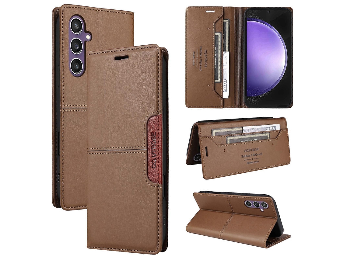 Capa De Couro Antirroubo Para Celular Gqutrobe G01 Rfid