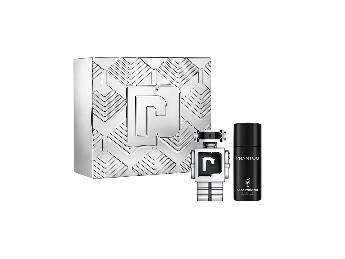 Conjunto de Perfume Paco Rabanne Phantom 2 Peças