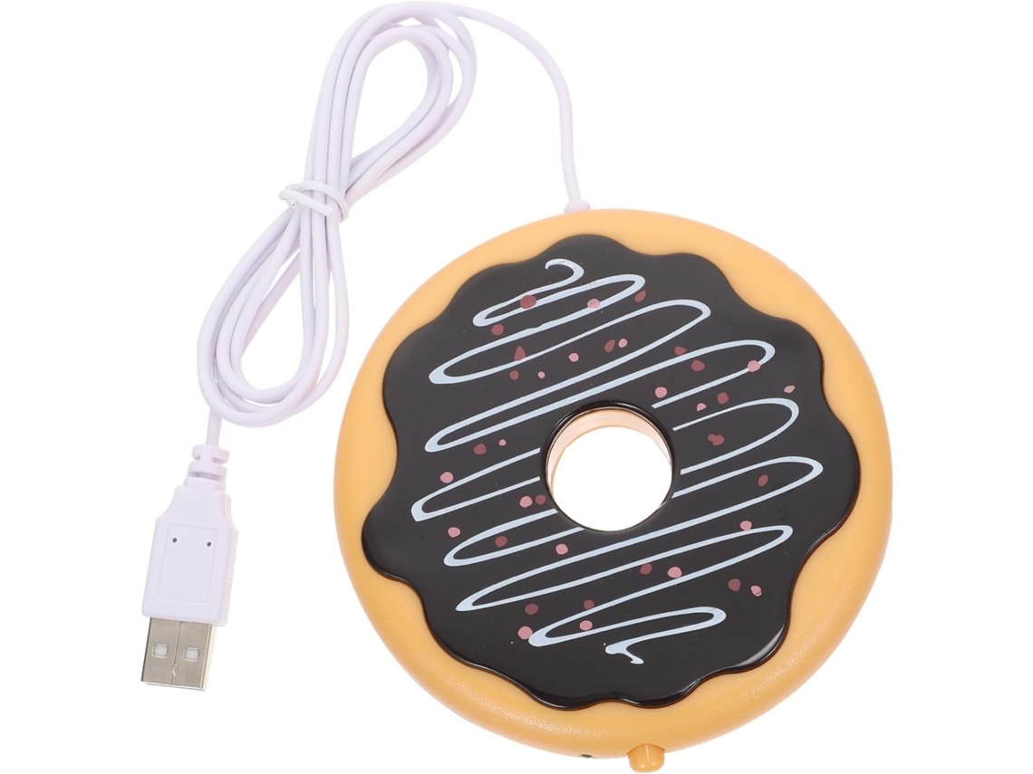 Conjunto de 2 Bases Donut com Acesso USB SFUSHOS (Castanho Biscoito)