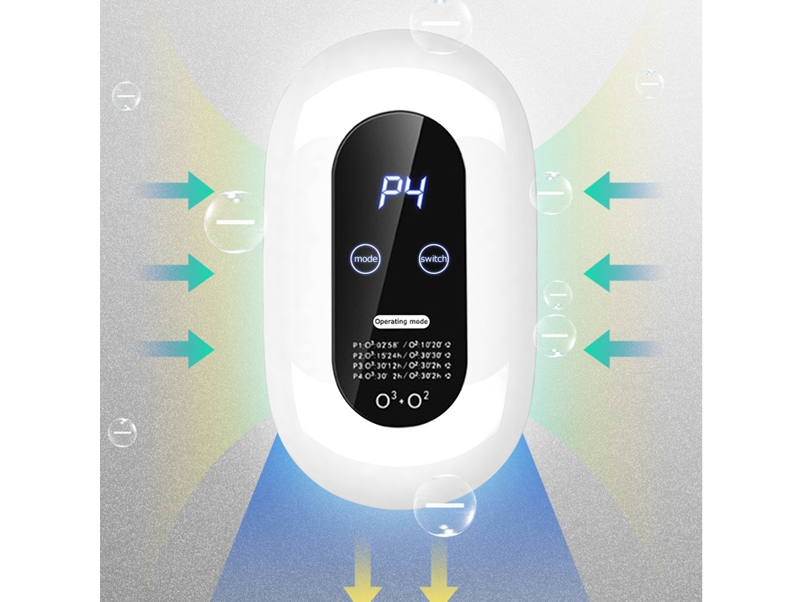 Umidificador Portátil 220ml USB com Modos de Neblina SILVER