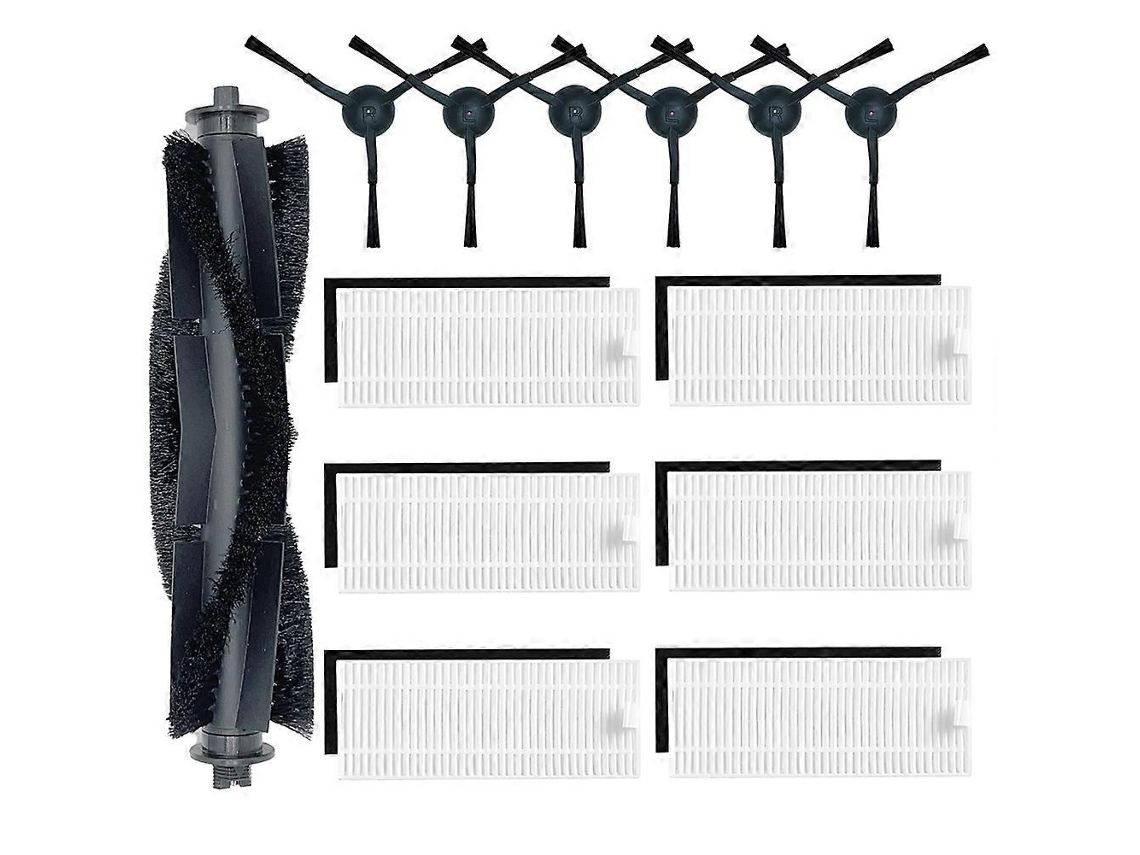 Peças De Reposição Para O Aspirador Robô Ionvac Smartclean V2: Acessórios, Escova Principal, Escovas Laterais E Filtro Hepa._ozo