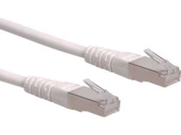Cabo de Rede ROLINE (RJ45 - 30 cm - Branco)