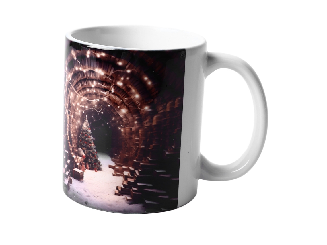 Caneca 3d Efeito Espaço Cerâmica Café Chá Chocolate Estilo