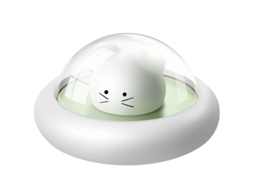 Luz Noturna Mouse Infantil Com 3 Níveis De Luz Luz Noturna Led Recarregável Com Temporizador De 20 Minutos E Controle Push Down Verde Bestvite