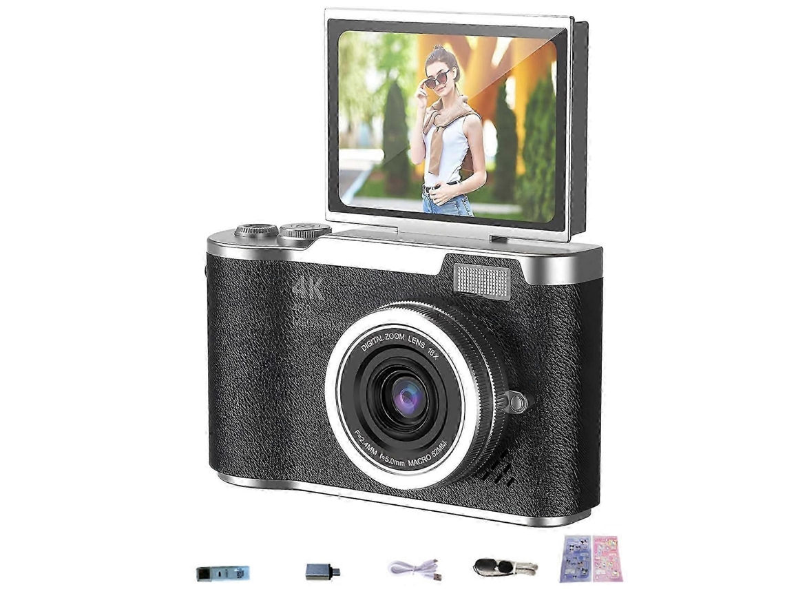 Mini Câmera Portátil com Tela Articulada Câmera de Vídeo Hd para Estudantes, Crianças, Adolescentes e Viagens. ELECTVAULT1