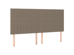Headboard, Headboards Vidaxl Cinzento-acastanhado Tecido (160 Cm)