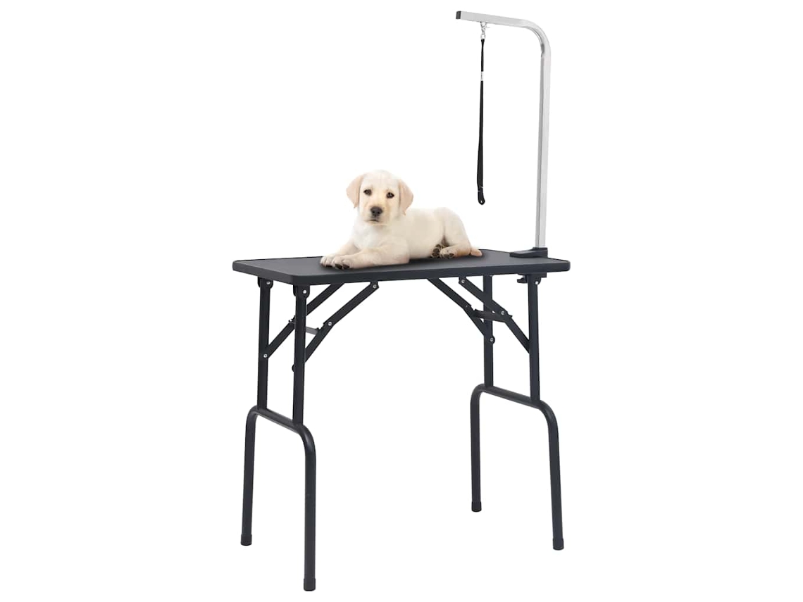 Vidaxl Mesa De Grooming Ajustável Com 1 Laço