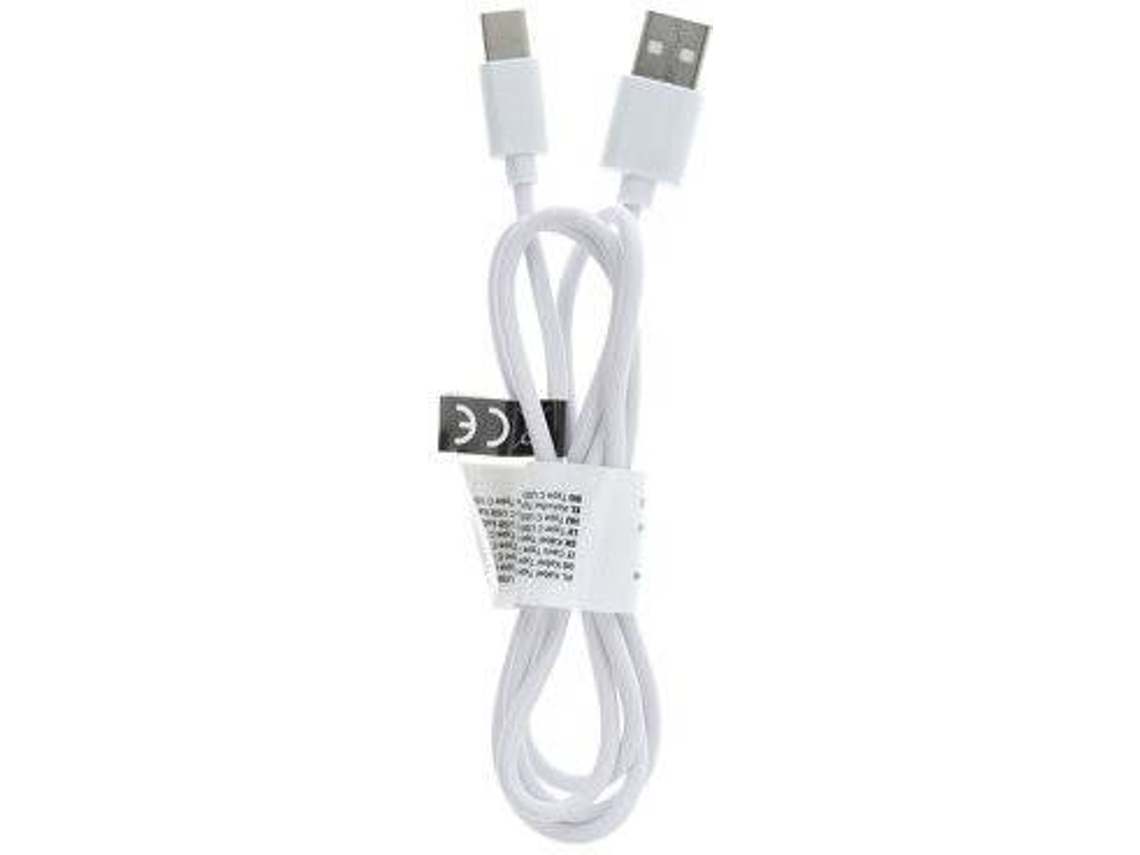Cabo LMOBILE 8 mm (USB - 1 m - Branco)