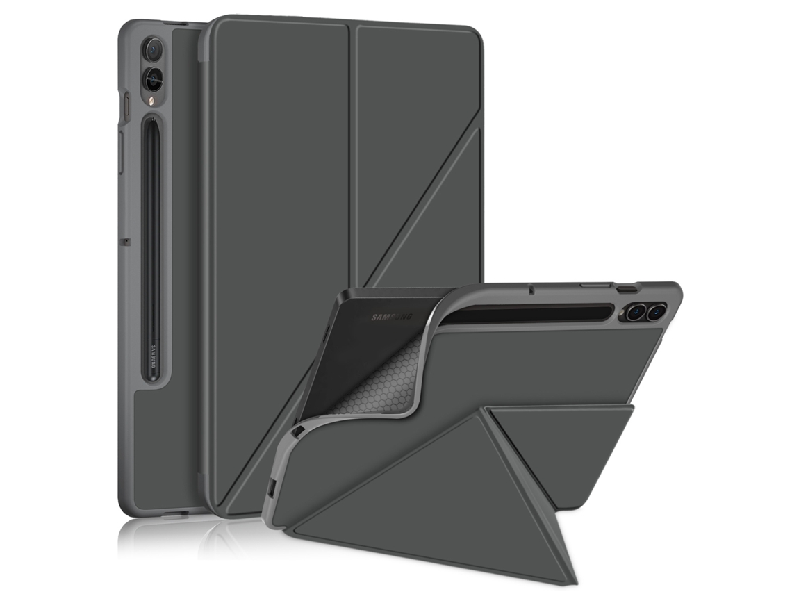 Capa para Samsung Galaxy Tab S9 Fe Plus 12.4 X610/X616 Capa Protetora para Transformadores CHRUI Cinza