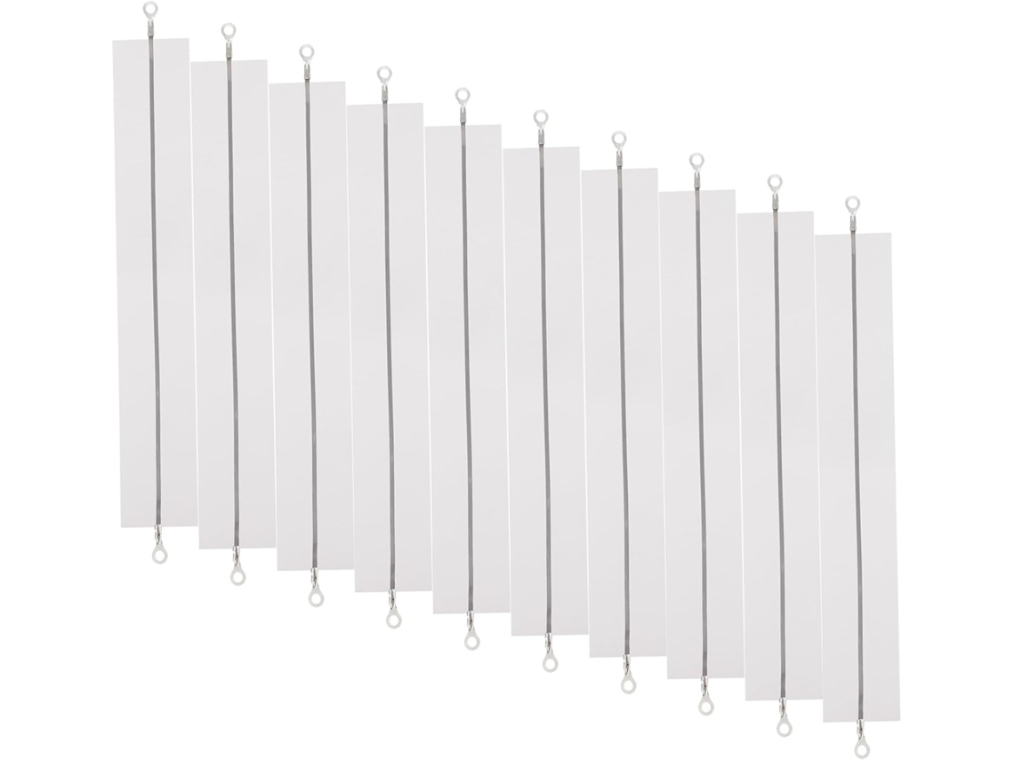 Conjunto De 10 Tiras Aquecimento Hintrment Para Seladora Manual 200 Fios Térmicos Liga Cromo Sacos, Com Oxidação Rápida