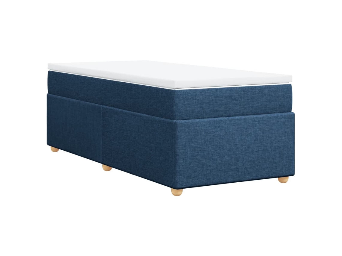 Box Spring Bed, Box Spring Beds Vidaxl Azul Tecido (80 X 200 Cm)